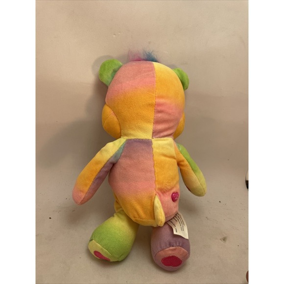 Care Bears Togetherness Bear Rainbow Heart Plush Bear 2021 10" EUC - Picture 4 of 8